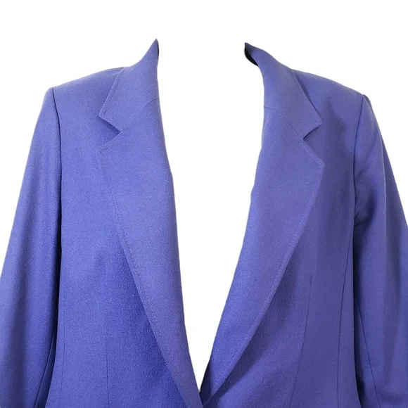 Pendleton Vintage Womens Size 10 One Button Wool Blazer - Picture 2 of 6